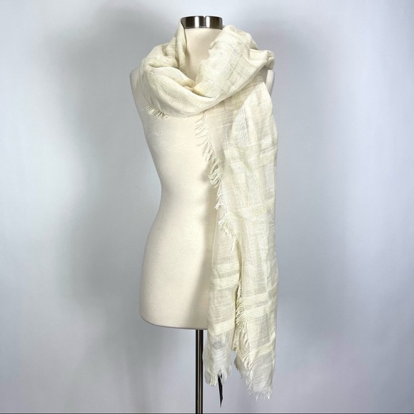 Cejon light weight cream scarf - Picture 1 of 5